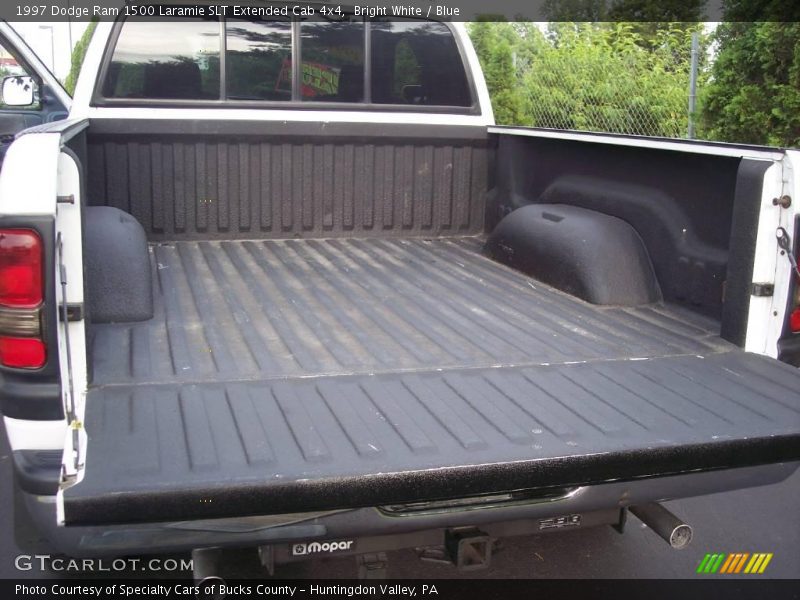Bright White / Blue 1997 Dodge Ram 1500 Laramie SLT Extended Cab 4x4