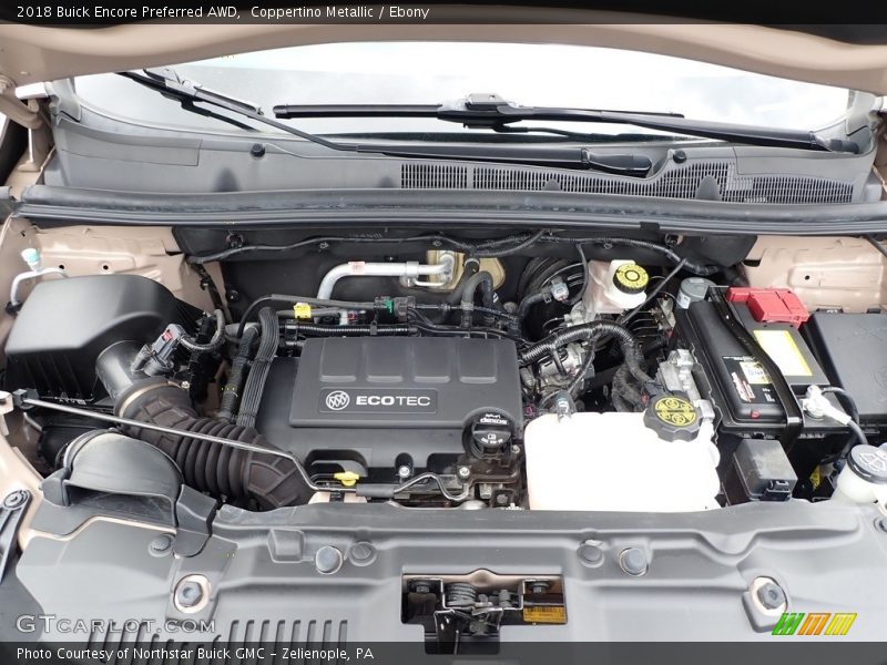 Coppertino Metallic / Ebony 2018 Buick Encore Preferred AWD
