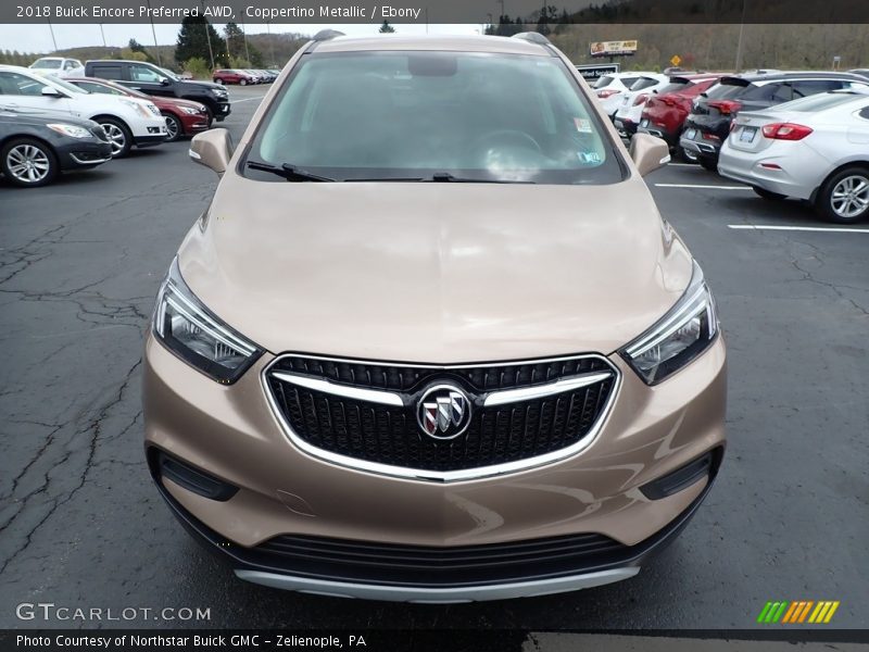 Coppertino Metallic / Ebony 2018 Buick Encore Preferred AWD