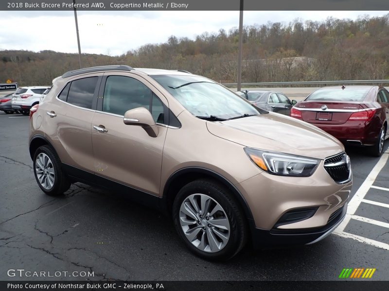 Coppertino Metallic / Ebony 2018 Buick Encore Preferred AWD
