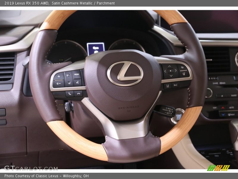 Satin Cashmere Metallic / Parchment 2019 Lexus RX 350 AWD