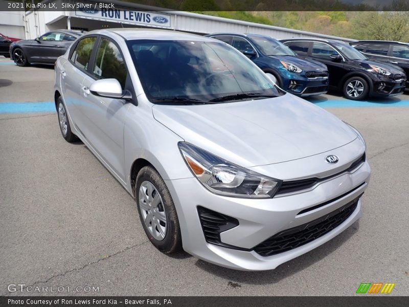 Silky Silver / Black 2021 Kia Rio LX