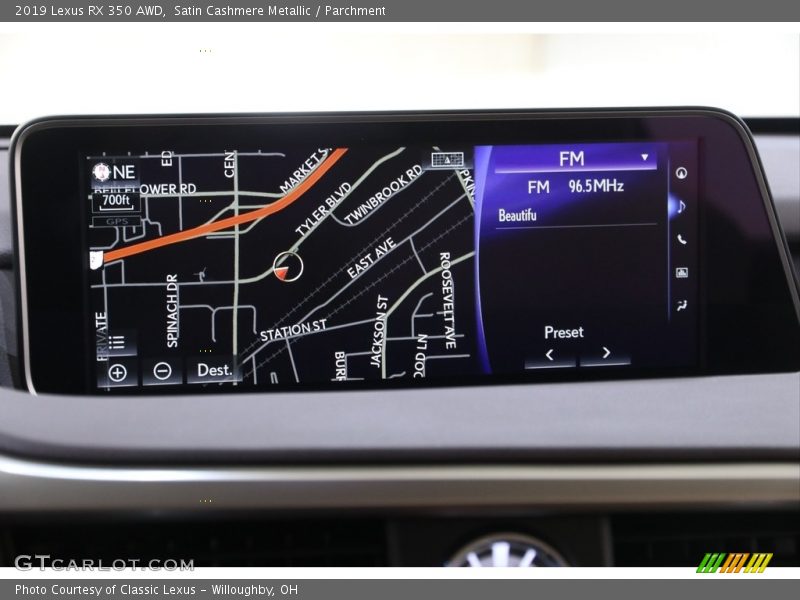 Satin Cashmere Metallic / Parchment 2019 Lexus RX 350 AWD