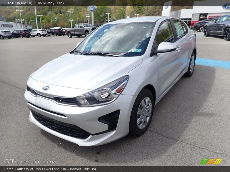 Silky Silver / Black 2021 Kia Rio LX