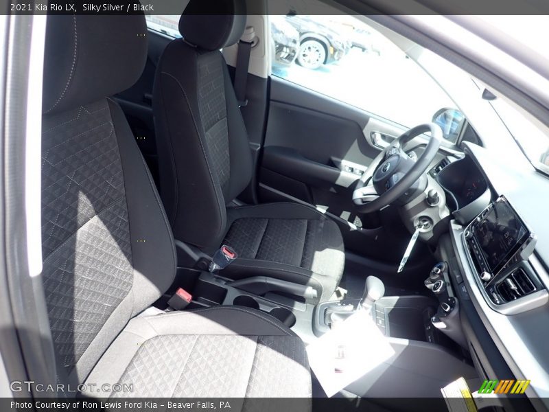 Silky Silver / Black 2021 Kia Rio LX