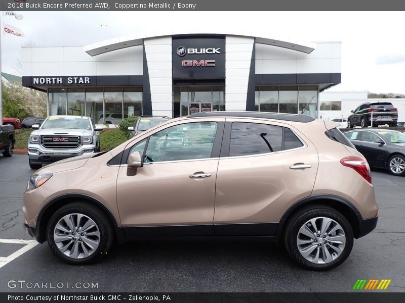 Coppertino Metallic / Ebony 2018 Buick Encore Preferred AWD