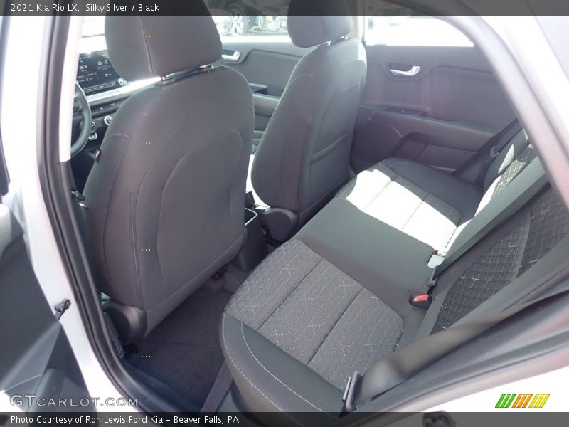 Silky Silver / Black 2021 Kia Rio LX