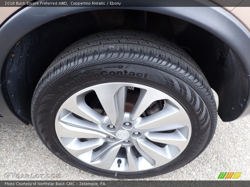 Coppertino Metallic / Ebony 2018 Buick Encore Preferred AWD