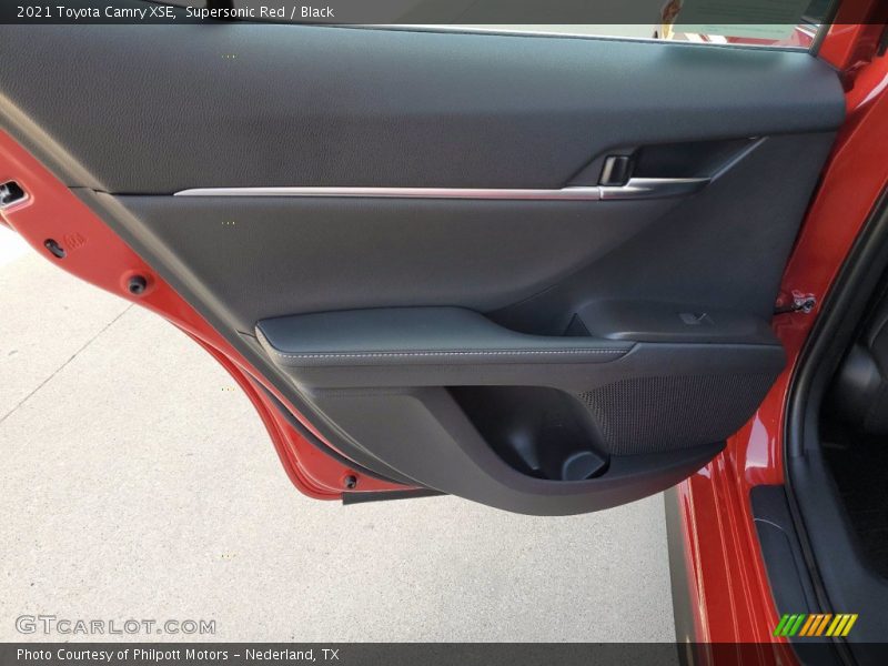 Supersonic Red / Black 2021 Toyota Camry XSE