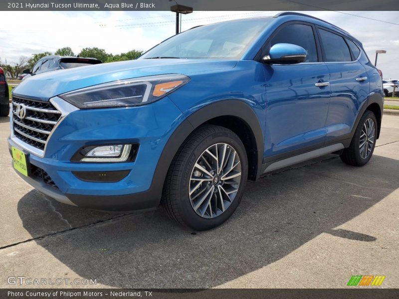 Front 3/4 View of 2021 Tucson Ulitimate