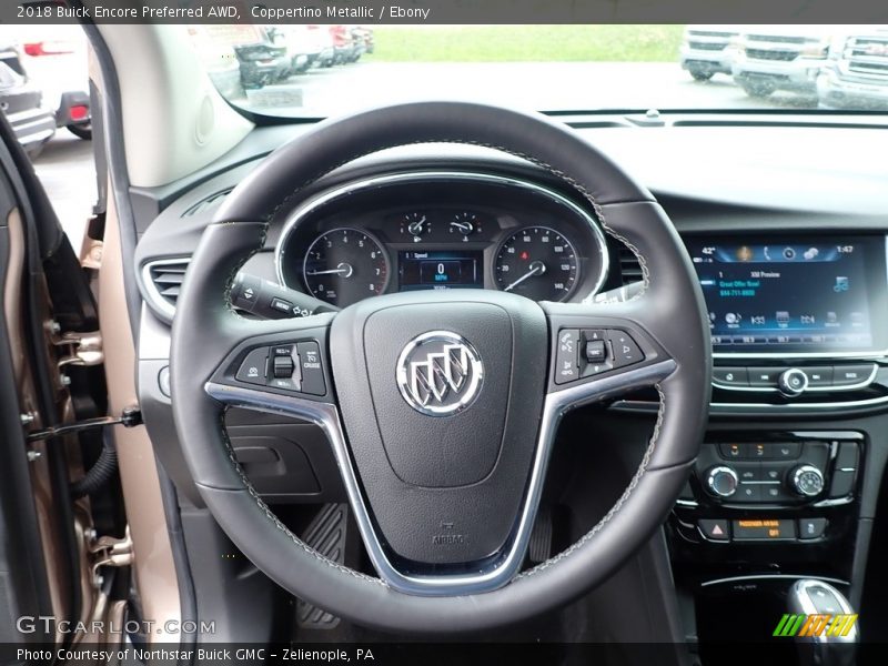 Coppertino Metallic / Ebony 2018 Buick Encore Preferred AWD