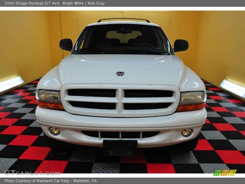Bright White / Mist Gray 2000 Dodge Durango SLT 4x4