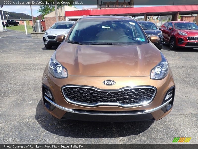 Burnished Copper / Black 2021 Kia Sportage EX AWD