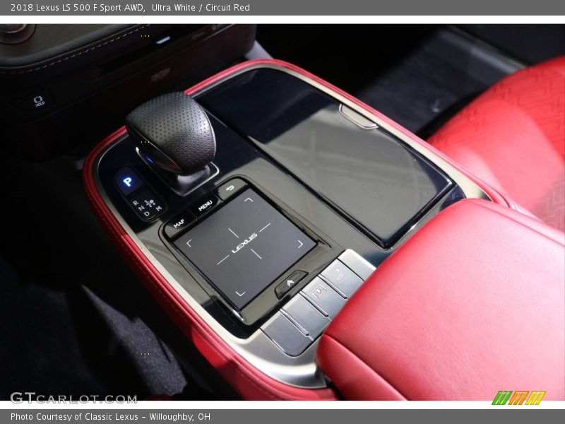 Ultra White / Circuit Red 2018 Lexus LS 500 F Sport AWD