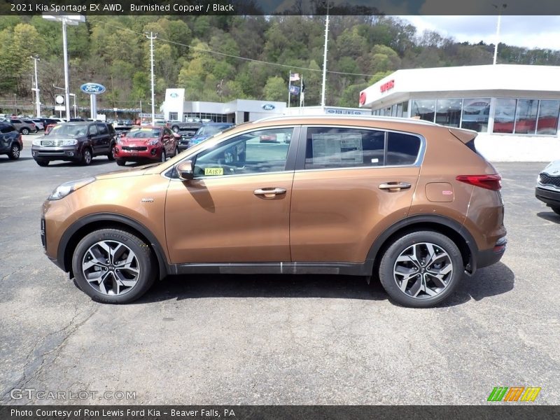 Burnished Copper / Black 2021 Kia Sportage EX AWD