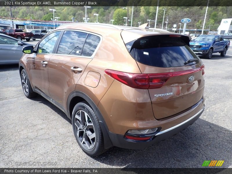 Burnished Copper / Black 2021 Kia Sportage EX AWD