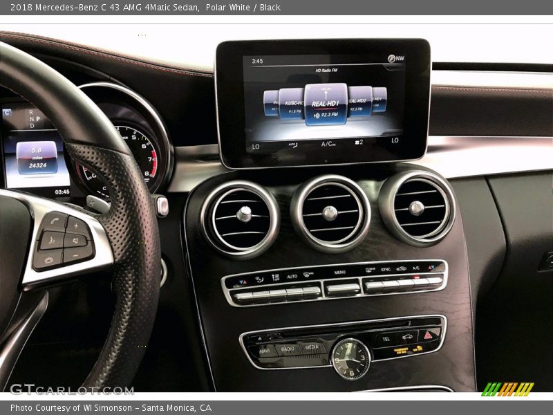 Polar White / Black 2018 Mercedes-Benz C 43 AMG 4Matic Sedan