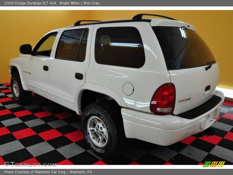 Bright White / Mist Gray 2000 Dodge Durango SLT 4x4
