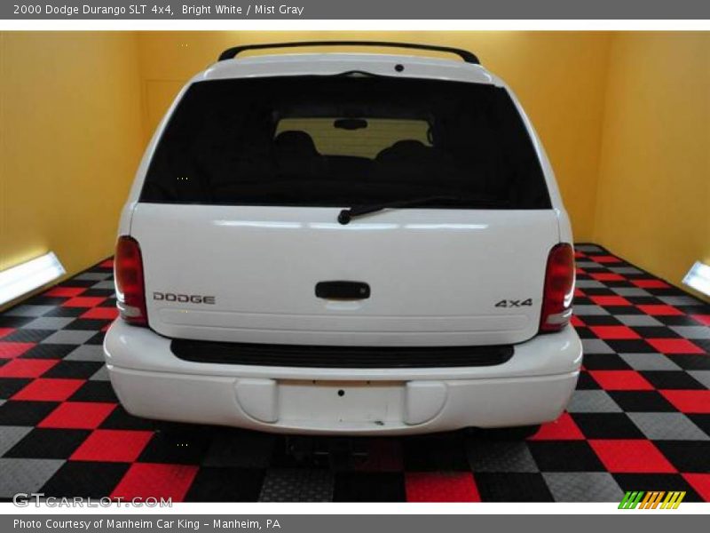 Bright White / Mist Gray 2000 Dodge Durango SLT 4x4