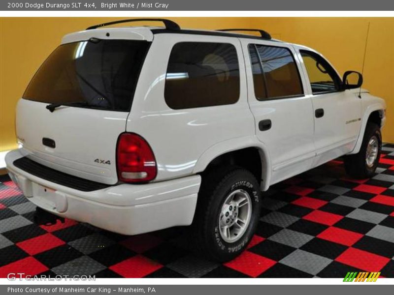 Bright White / Mist Gray 2000 Dodge Durango SLT 4x4