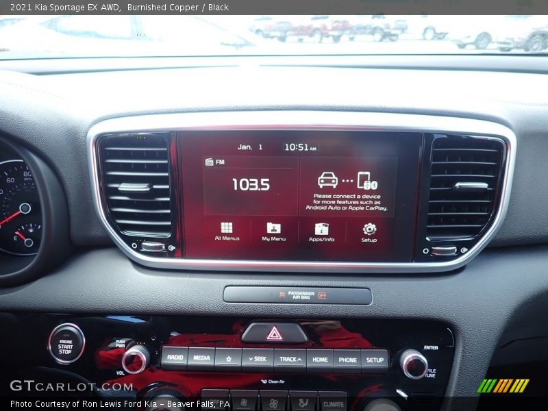 Burnished Copper / Black 2021 Kia Sportage EX AWD