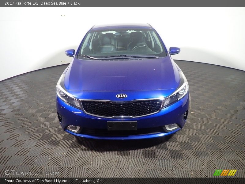 Deep Sea Blue / Black 2017 Kia Forte EX