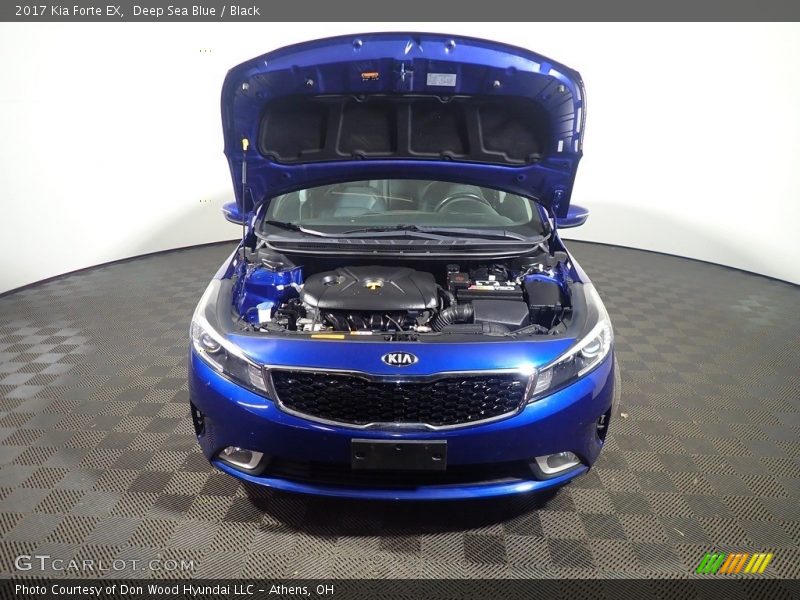 Deep Sea Blue / Black 2017 Kia Forte EX