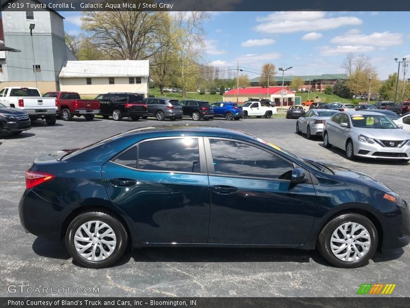 Galactic Aqua Mica / Steel Gray 2019 Toyota Corolla L