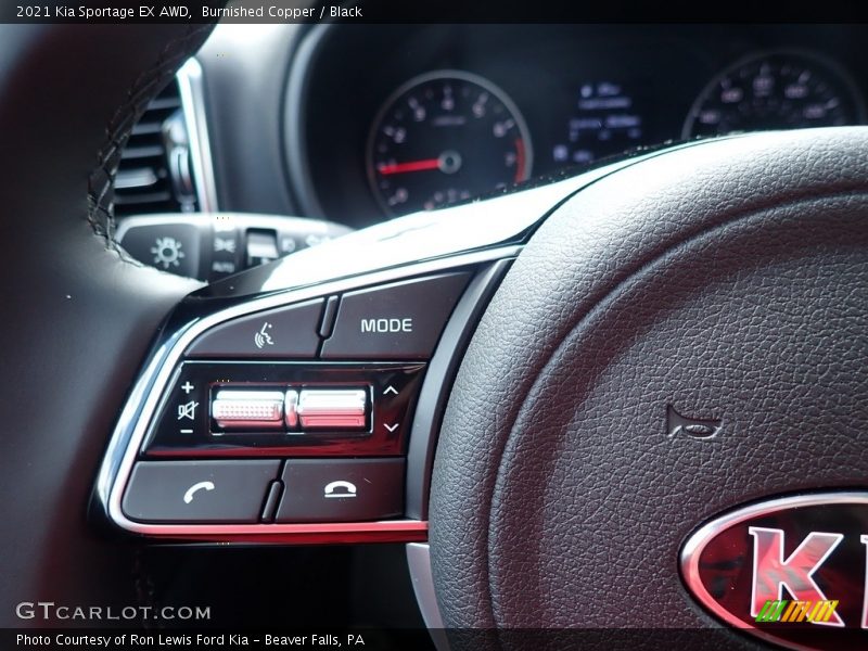 Burnished Copper / Black 2021 Kia Sportage EX AWD