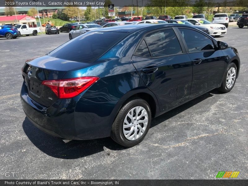 Galactic Aqua Mica / Steel Gray 2019 Toyota Corolla L