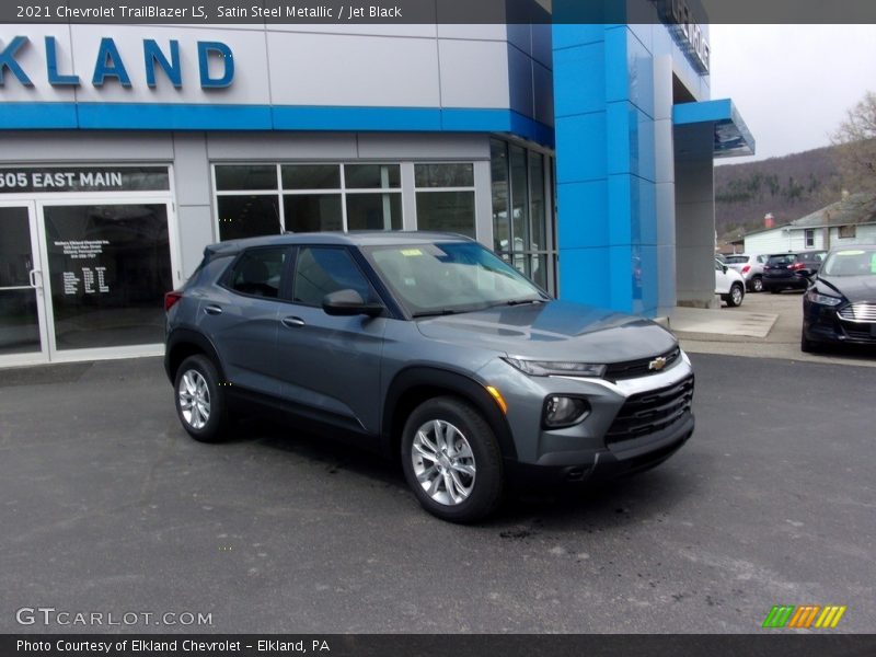 Satin Steel Metallic / Jet Black 2021 Chevrolet TrailBlazer LS