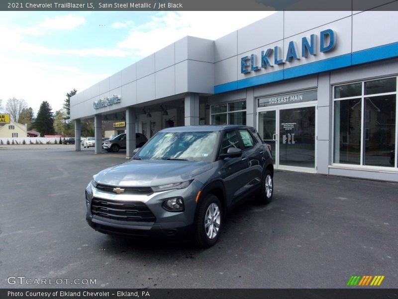 Satin Steel Metallic / Jet Black 2021 Chevrolet TrailBlazer LS