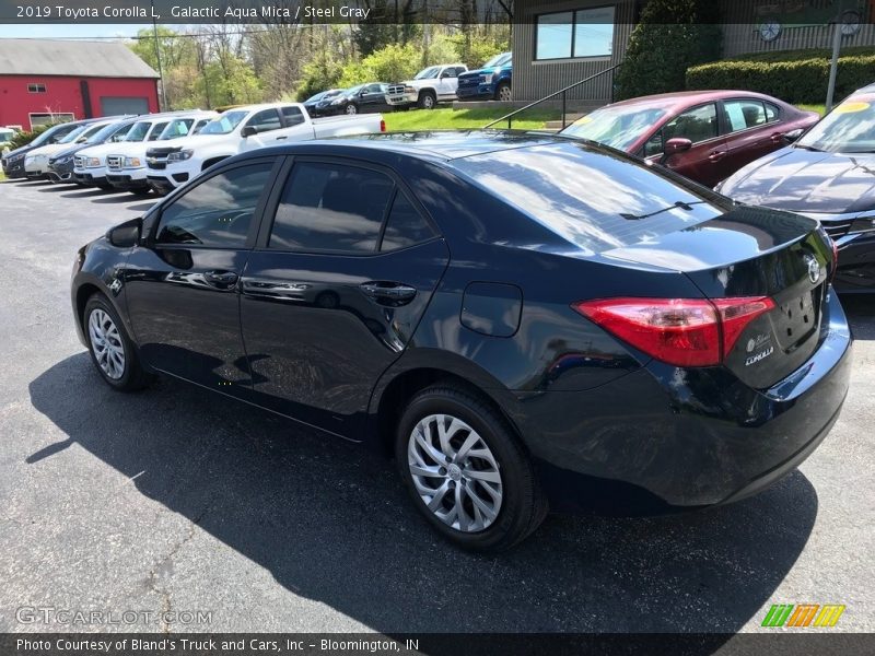 Galactic Aqua Mica / Steel Gray 2019 Toyota Corolla L