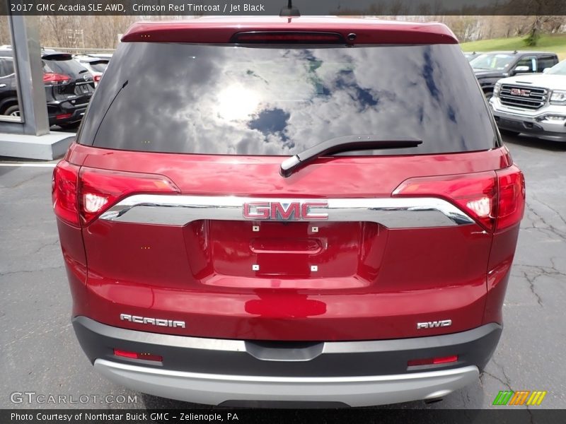 Crimson Red Tintcoat / Jet Black 2017 GMC Acadia SLE AWD