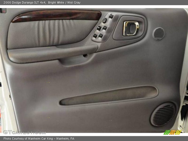 Bright White / Mist Gray 2000 Dodge Durango SLT 4x4