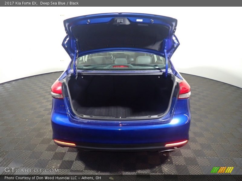 Deep Sea Blue / Black 2017 Kia Forte EX