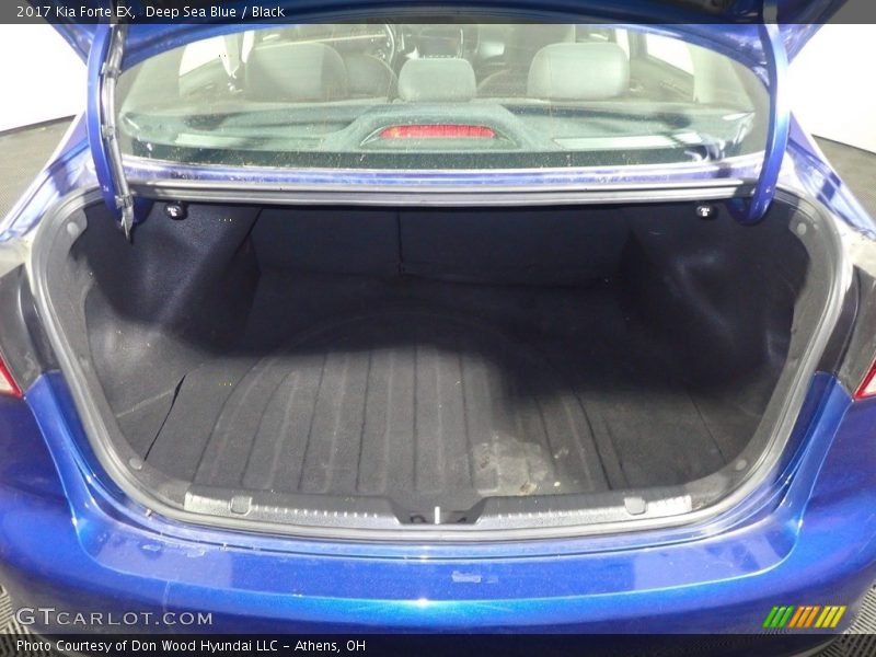 Deep Sea Blue / Black 2017 Kia Forte EX