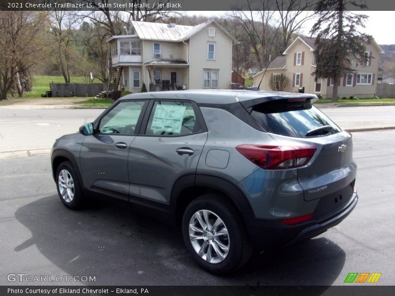 Satin Steel Metallic / Jet Black 2021 Chevrolet TrailBlazer LS