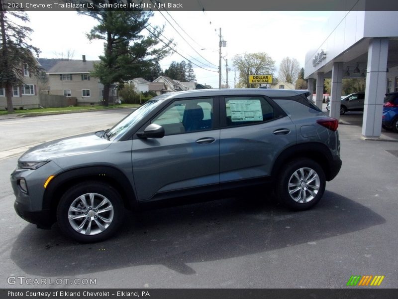 Satin Steel Metallic / Jet Black 2021 Chevrolet TrailBlazer LS