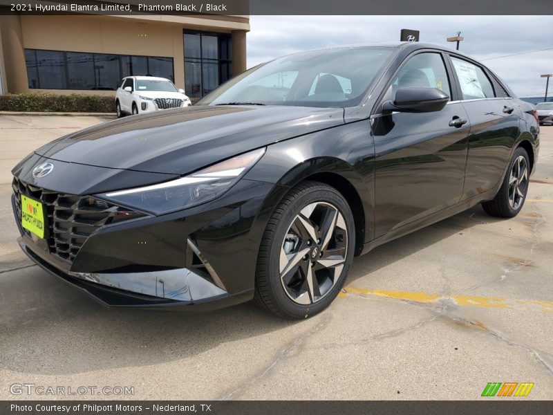 Phantom Black / Black 2021 Hyundai Elantra Limited