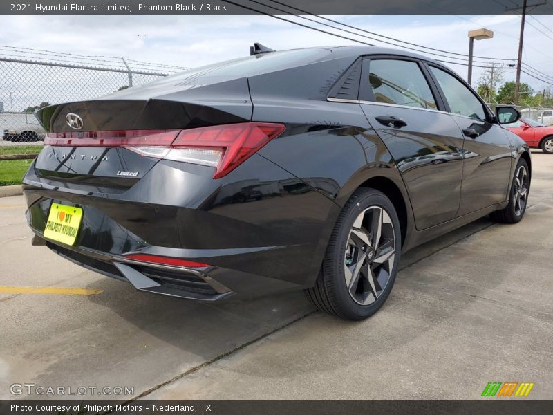 Phantom Black / Black 2021 Hyundai Elantra Limited