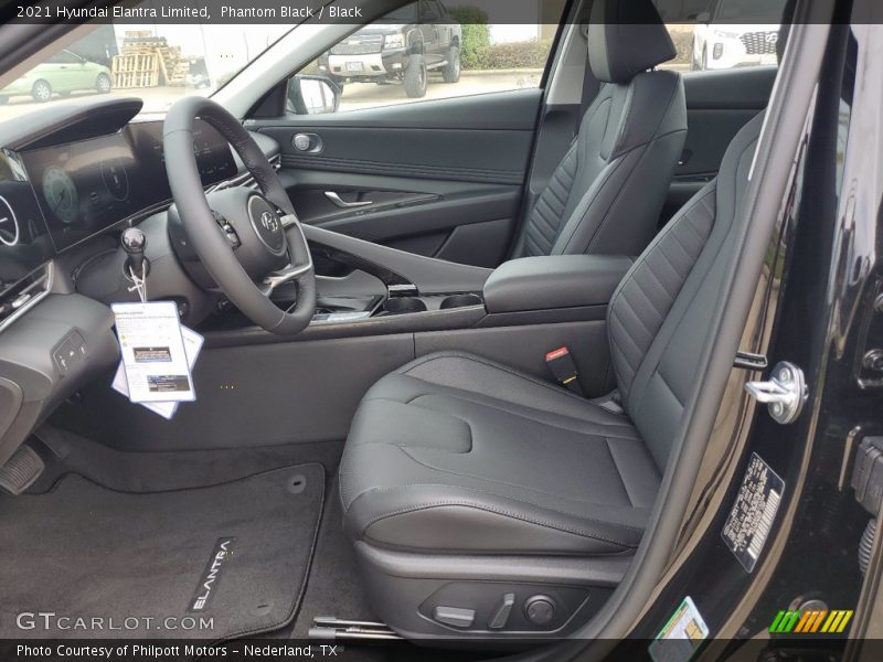 Phantom Black / Black 2021 Hyundai Elantra Limited
