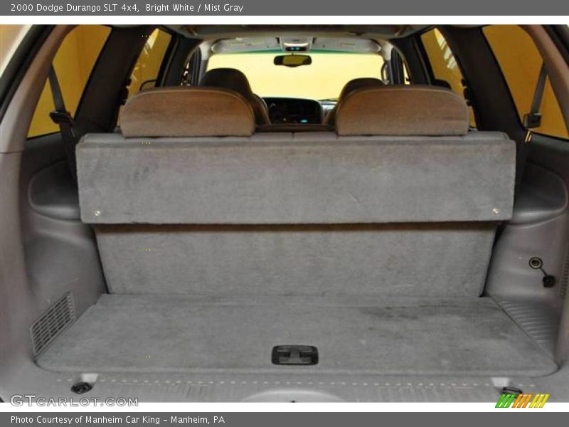 Bright White / Mist Gray 2000 Dodge Durango SLT 4x4