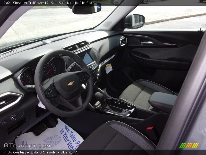 Satin Steel Metallic / Jet Black 2021 Chevrolet TrailBlazer LS