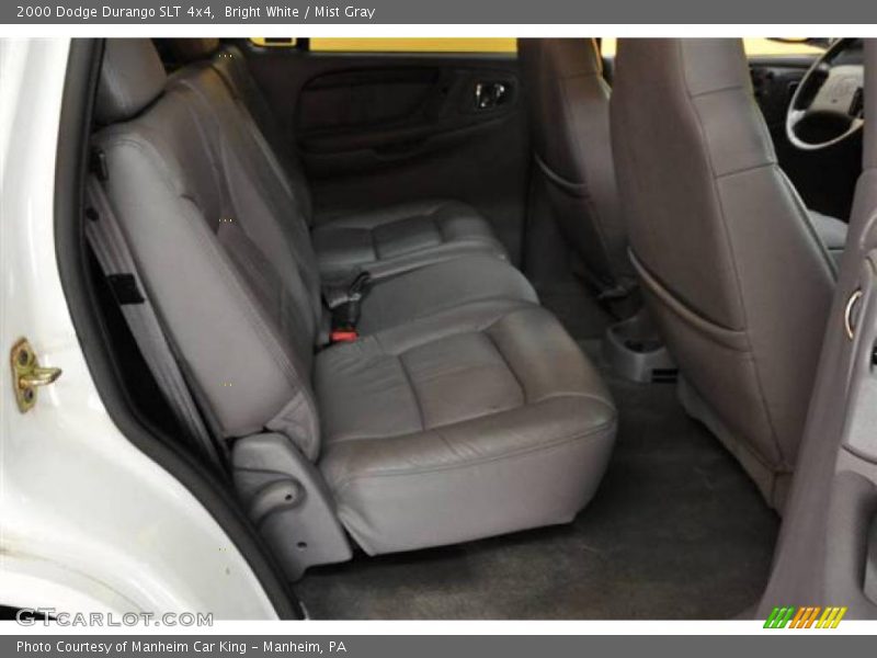 Bright White / Mist Gray 2000 Dodge Durango SLT 4x4