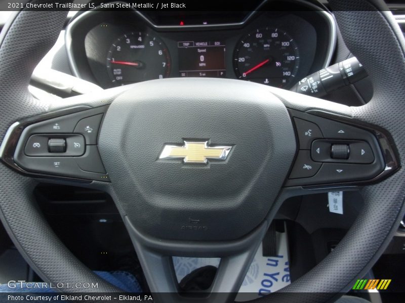 Satin Steel Metallic / Jet Black 2021 Chevrolet TrailBlazer LS