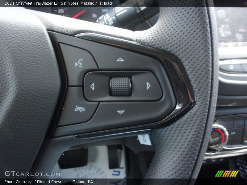 Satin Steel Metallic / Jet Black 2021 Chevrolet TrailBlazer LS
