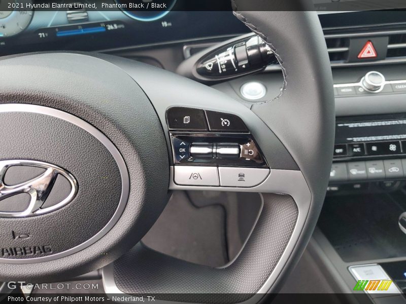 Phantom Black / Black 2021 Hyundai Elantra Limited
