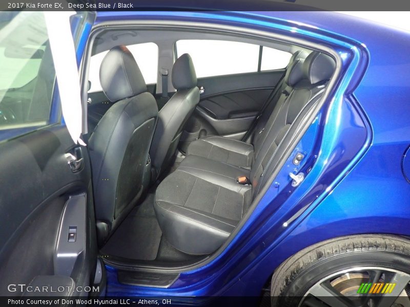 Deep Sea Blue / Black 2017 Kia Forte EX