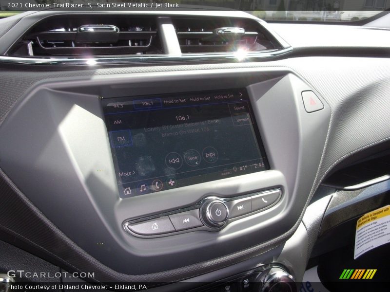 Satin Steel Metallic / Jet Black 2021 Chevrolet TrailBlazer LS